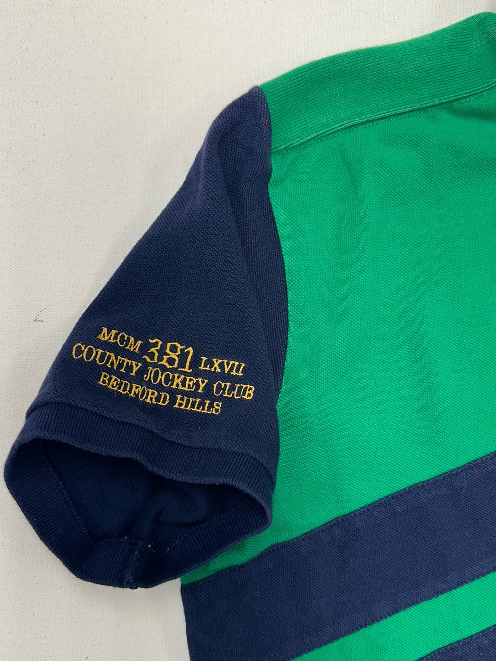 Vintage Polo Ralph Lauren Racing Stables Preppy Polo Tee Early 2000s Mens Large - Picture 4 of 8